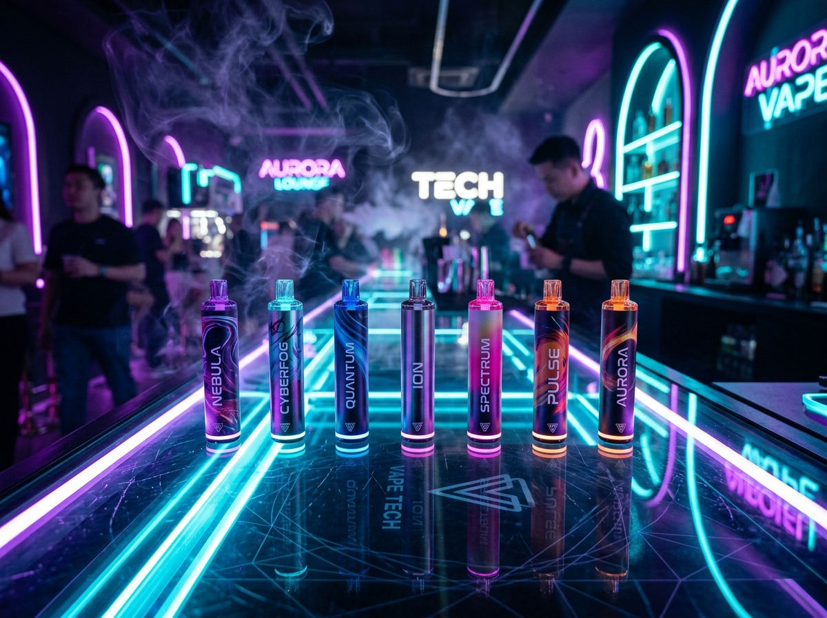 Disposable vape products selection at Vape Time